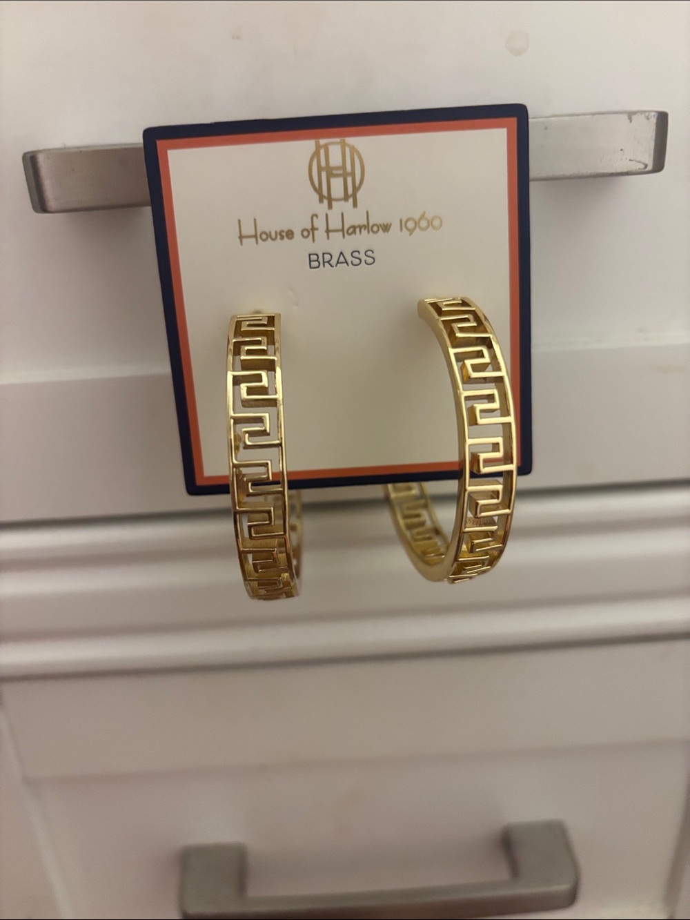 House of Harlow Hoop Embellished earrings
